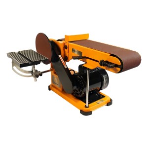 Lijadora De Banda Y De Disco Y De Banco Lüsqtoff Lqlb-250 Naranja 50hz 440w