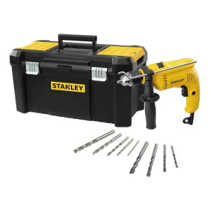 Kit Taladro Sdh600 + Maleta 19 +9 Mechas Stanley