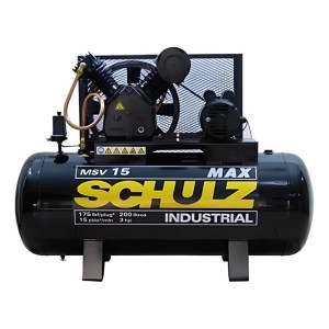 Compresor Schulz Monofasico 3 Hp Msv 15 Max/200lt 175lbs
