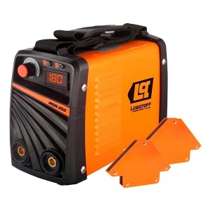 Soldadora Inverter Mma Inversor 180a Anti Stick Lusqtoff Color Naranja Frecuencia 50 Hz/60 Hz