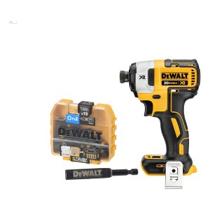 Atornillador Impacto 20v Dewalt Dcf887b + Set 16pcs Puntas I