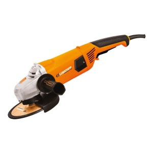 Amoladora Angular Lüsqtoff Aml2200-8 De 50 hz Color Naranja 2.2 kw 220 v + Accesorio