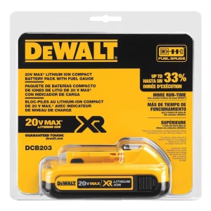 Batería De Iones De Litio Dewalt Dcb203-b3 20v 2ah