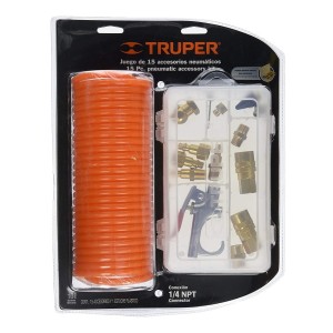 Pistola De Limpieza Truper C/14 Boquillas + Inflad Jan 15