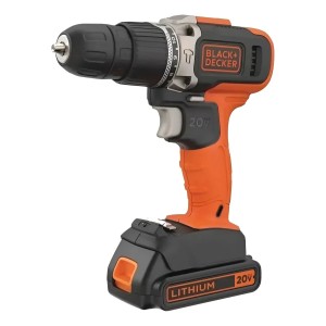Taladro Atornillador Percutor Inalámbrico 20v Black + Decker