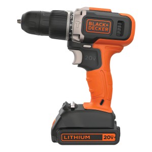 Taladro Percutor Atornillador Inalámbrico De 10mm Black+decker Bcd704c1 + 1 Batería De 1.5ah + Accesorio Con Caja De Cartón Naranja