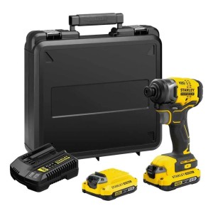 Atornillador De Impacto Stanley Sbi810d2k-b2c + 2 Baterias