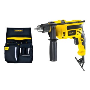 Taladro Percutor Stanley Sdh700 700w + Bolso De Herramientas
