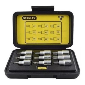 Juego De Dados Torx Stanley T20 -t60 9pzs 89-098 Herracor