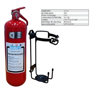 Bomberito Extintor 2kg (cargado) Cod.660833 - Herracor