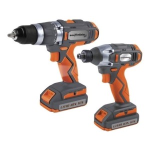 Kit Taladro + Llave Impacto Litio Gladiator Herracor