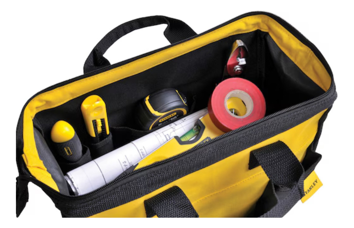 Bolso Para Herramientas 12 Stanley Stst512114 Negro/amarillo - Imagen 7