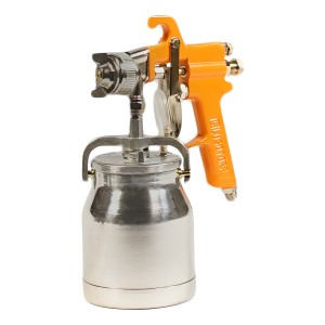 Pistola Para Pintar Lusqtoff De Baja 1,8mm Succión Tacho 1lt Color Naranja
