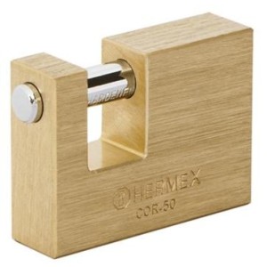 Candado Alta Seguridad Rectang. 50mm Hermex Cor-50 Herracor