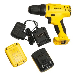 Taladro Destornillador Stanley Scd121s2k + 2 Baterías