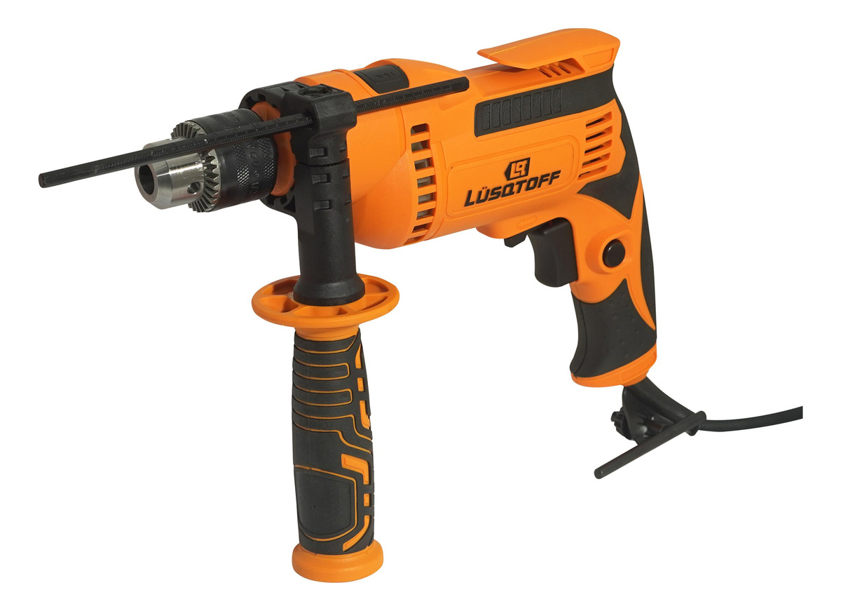 Taladro Con Percutor 600w 13mm Lusqtoff Color Naranja Frecuencia 50 - Imagen 4