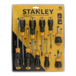 Juego De Destornilladores 10 Pzs Stanley 60-100s Herracor
