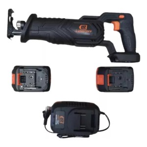 Sierra Sable Inalambrica A Bateria Profesional 4 Ah Ssl115-9bk Lusqtoff