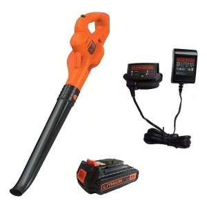 Soplador De Hojas Inalambrico Black Decker Lsw221 Naranja