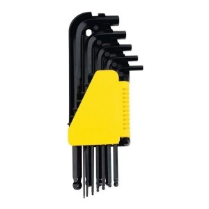 Juego Allen Bola 1/16 A 3/8 12pz Stanley 69-257 - Herracor