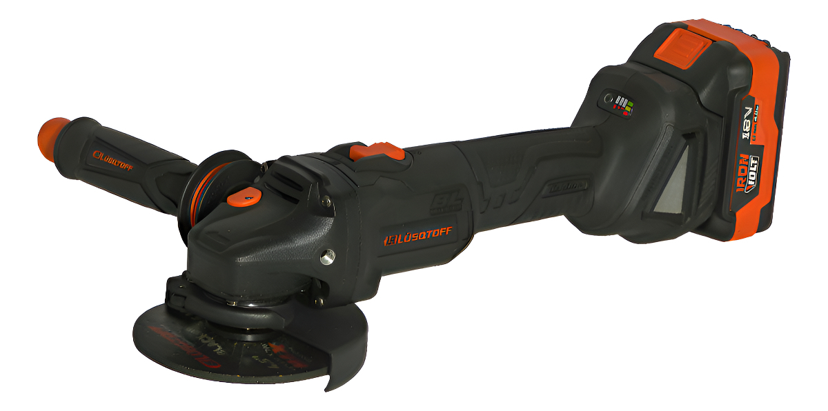 Amoladora Angular Inalambrica Lusqtoff Black Series 2 Bateri Color Negro Frecuencia 18 V - Imagen 7