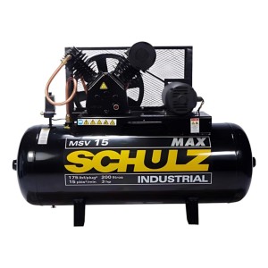 Compresor Schulz Trifasico 3 Hp Msv15 Max 175l/200 Lts