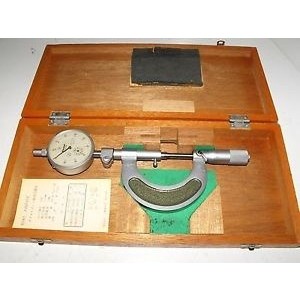 Mitutoyo 107101 Micro Ext C/reloj 0-25