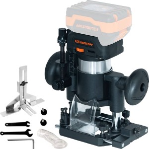 Fresadora Router Inalambrica Brushless 8mm Lusqtoff Black