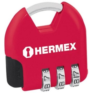 Candado Maletero Combinacion 3 Dig. Hermex 36 Mm - Herracor