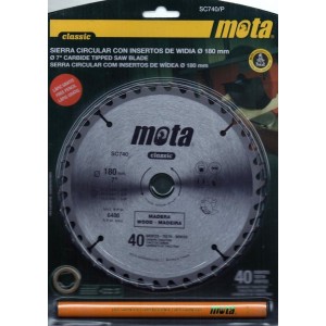 Sierra P/madera C/widia 7 1/4 X 40d P/argentec