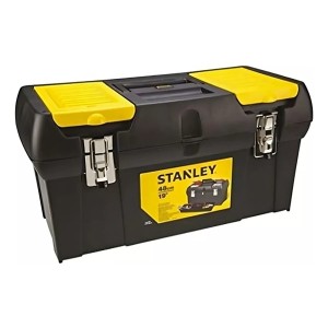 Caja De Herramientas Stanley 19013 Plástico 19 Cierre Metal Negro