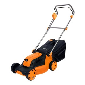 Cortadora De Pasto Eléctrica Lüsqtoff Lco-1032b Con Bolsa Recolectora De 1 Kw Y Color Naranja/negro