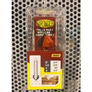 Fresa P/trompo Stronger P/r.ran.en V Widia 3/4 426636
