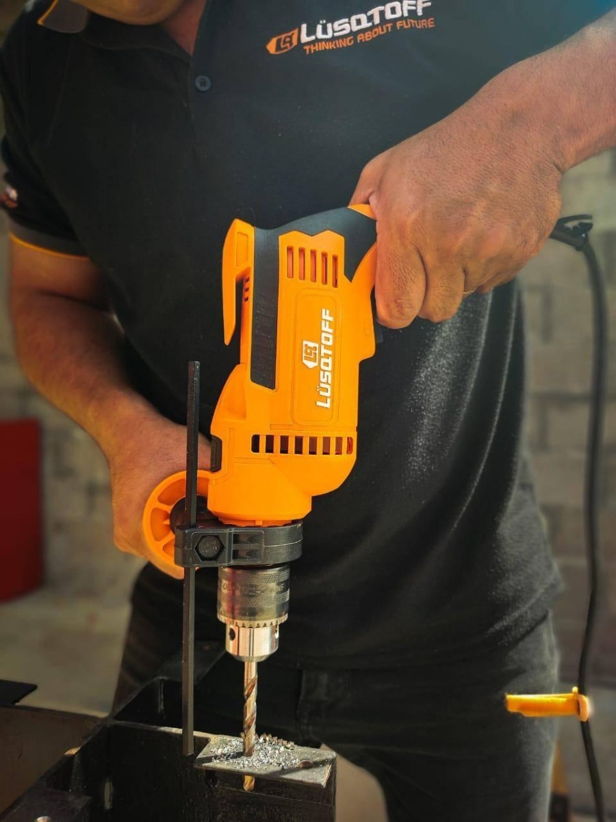 Taladro Con Percutor 600w 13mm Lusqtoff Color Naranja Frecuencia 50 - Imagen 6