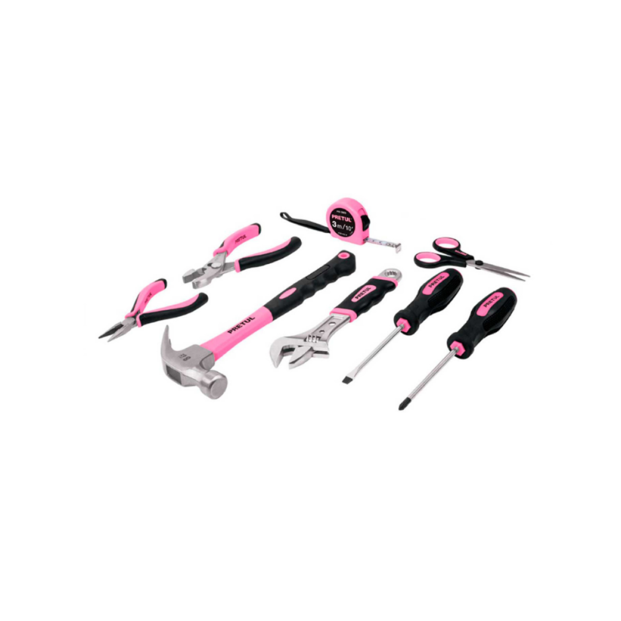 JUEGO HERRAMIEN. TRUPER/PRETUL PRETUL SET ROSA 8 PZAS. SET-MA8 - Imagen 3
