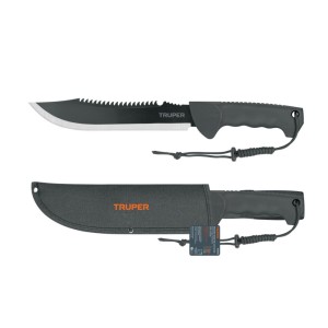MACHETE DE MONTEAR 10' TRUPER DOBLE FILO C/FUNDA