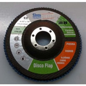DISCO FLAP P/VIDRIO IMPORTADO 4' 1/2 - G 80