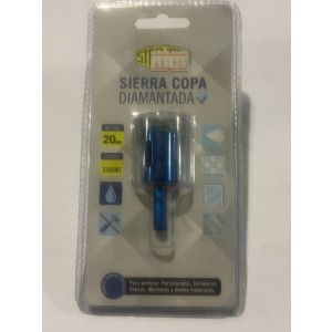 SIERRA COPA DIAMANTADA P/TALADRO 20 MM 336040