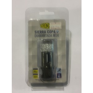 SIERRA COPA DIAMANTADA P/AMOLADORA 25 MM M14 336070