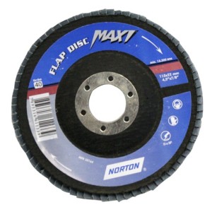 DISCO FLAP P/METAL IMPORTADO 4'1/2 -GRANO 50 NORTON