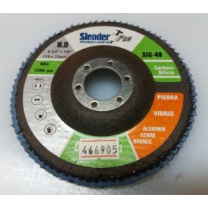 DISCO FLAP P/VIDRIO IMPORTADO 4' 1/2 - G 40