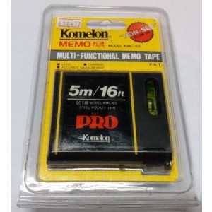 CINTA METRICA- KOMELON 5.0 MTS CON NIVEL KMC 65