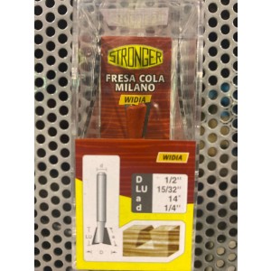 FRESA P/TROMPO STRONGER COLA MILANO WIDIA 1/2 426615