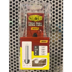 FRESA P/TROMPO STRONGER P/MEDIA CAŃA WIDIA 1/4 426650